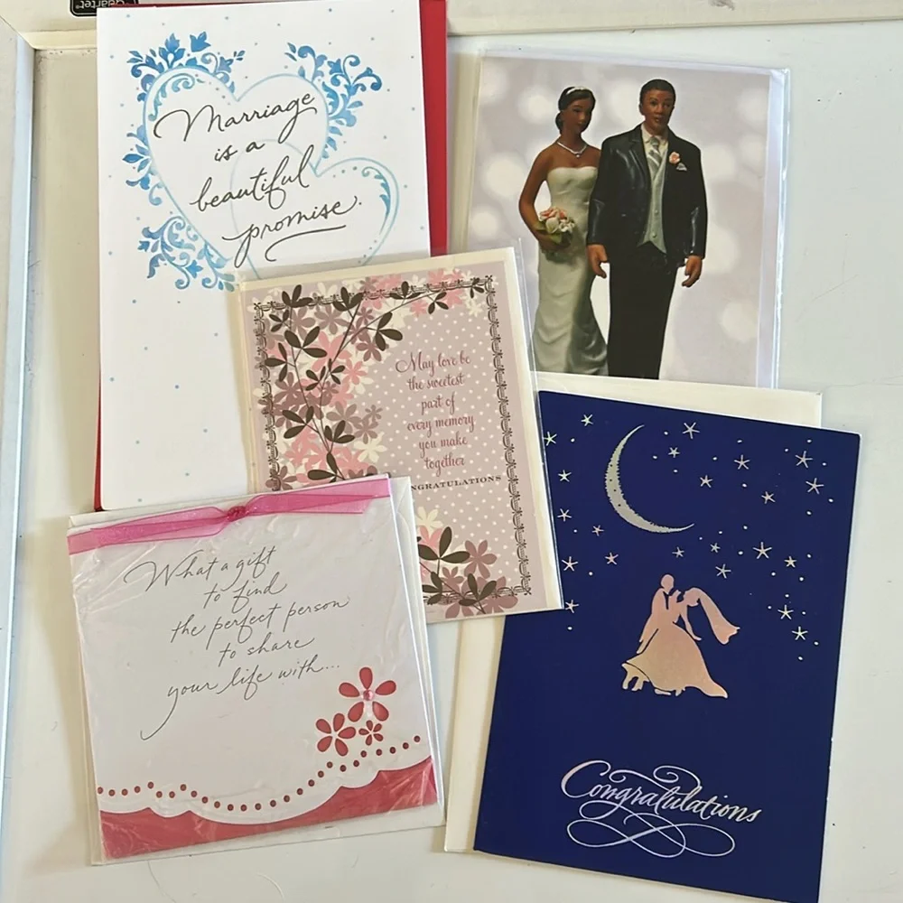 NEW Lot of 15 Wedding Themed Cards (Bundle‎ of 15 cards) Papyrus, Bug Art 🤵⛪👰
